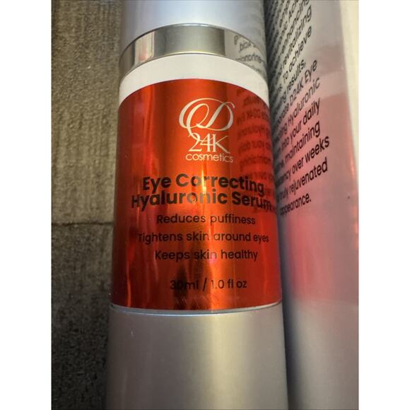 D24K Cosmetics Eye Correcting Hyaluronic Serum NIB 1 Oz. - Picture 3 of 6